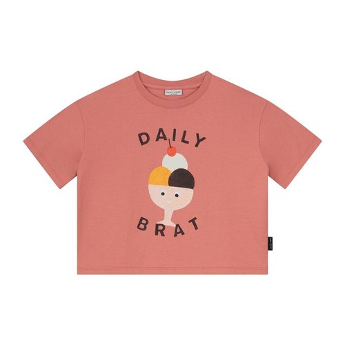 Daily Brat Happy ice t-shirt desert sand Daily Brat Happy ice t-shirt desert sand