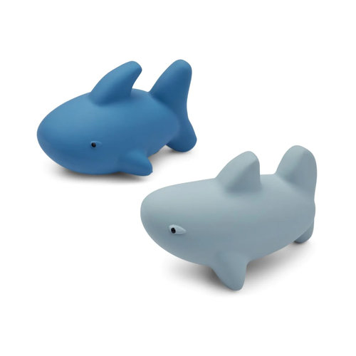 liewood Ned bath toys 2-pack Riverside / Sea blue