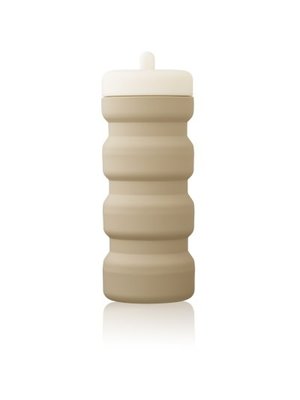 liewood Wilson foldable bottle Sandy / oat mix