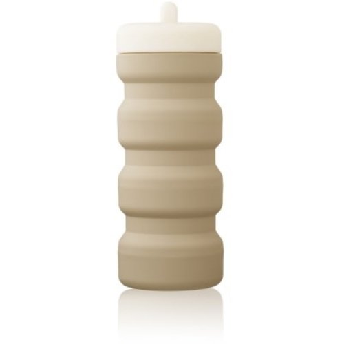 liewood Wilson foldable bottle Sandy / oat mix