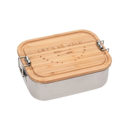 lassig Lunchbox Stainless Steel Bamboo Adventure lassig Lunchbox Stainless Steel Bamboo Adventure