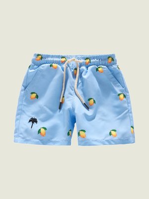 oas company Kids Blue Lemon Swim Shorts