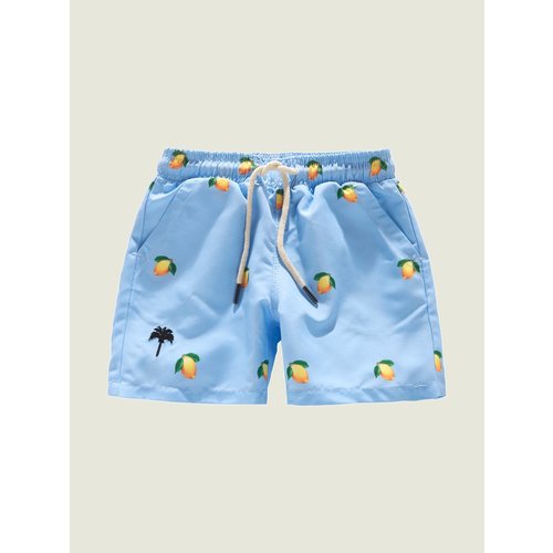 OAS company Kids Blue Lemon Swim Shorts