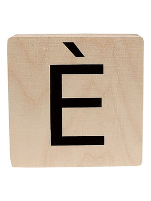 minimou wooden letter - È