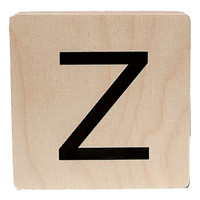 wooden letter - Z