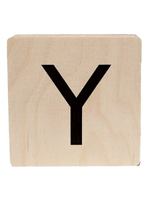 minimou wooden letter - Y