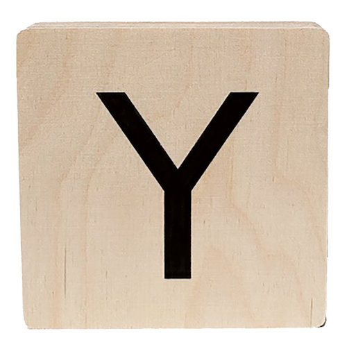 minimou wooden letter - Y