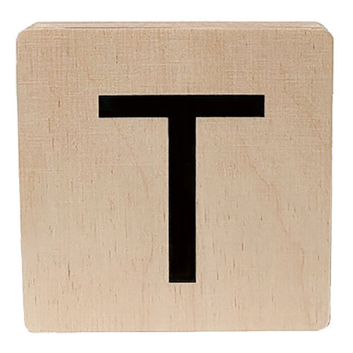 minimou wooden letter - T