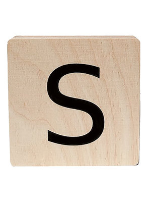 minimou wooden letter - S