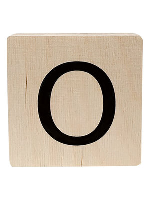 minimou wooden letter - O