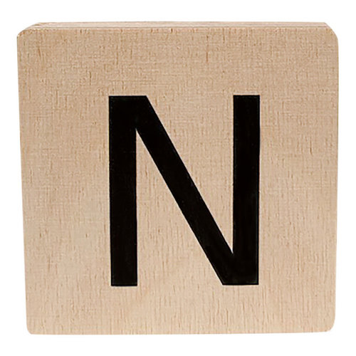 minimou wooden letter - N