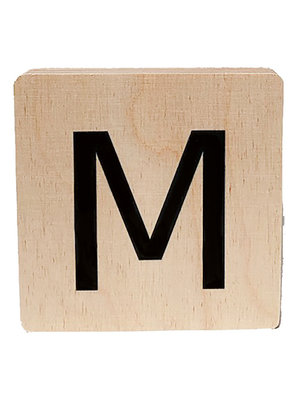 minimou wooden letter - M