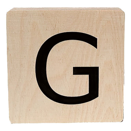 minimou wooden letter - G