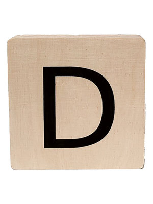 minimou wooden letter - D