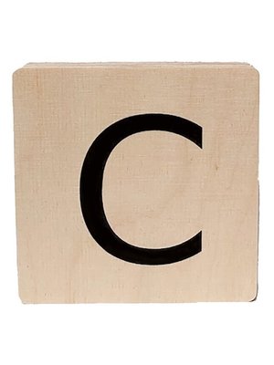 minimou wooden letter - C