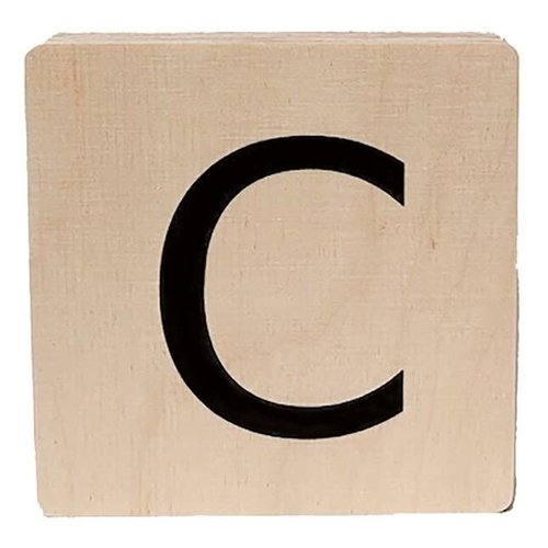 minimou wooden letter - C