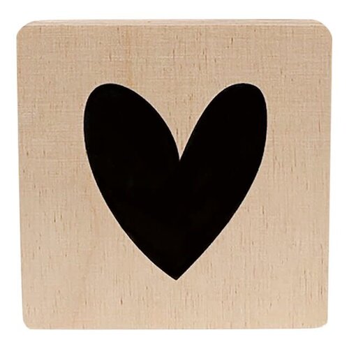 minimou wooden letter - hart