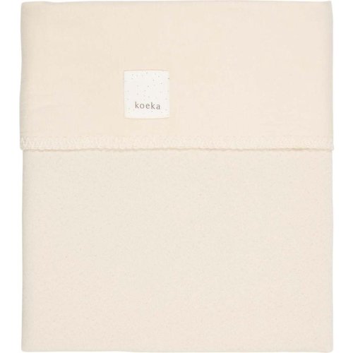 koeka Wiegdeken Runa flannel warm white koeka Wiegdeken Runa flannel warm white