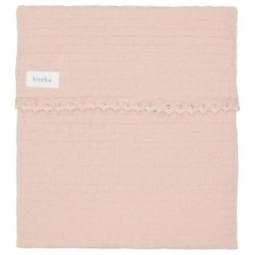 koeka ledikantendeken elba lace rosa salt