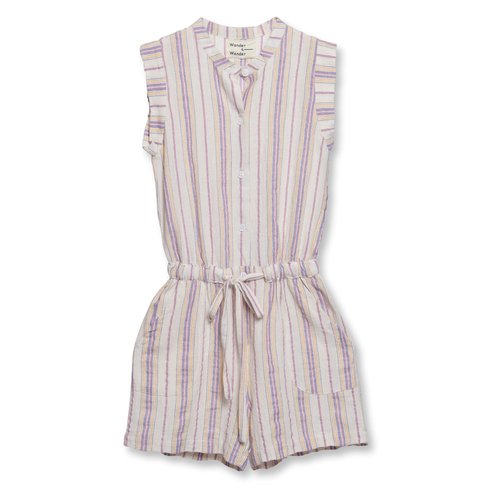 wander & wonder Summer romper multi pinstripe wander & wonder Summer romper multi pinstripe