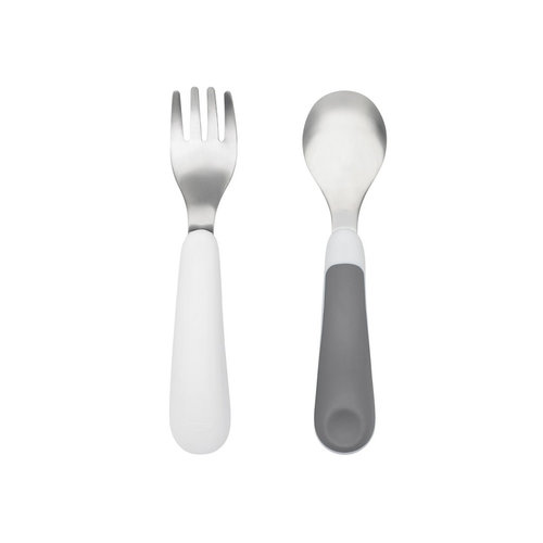 oxo OXO Bestek Voor Kleine Kindjes Grijs (Grey) oxo OXO Bestek Voor Kleine Kindjes Grijs (Grey)