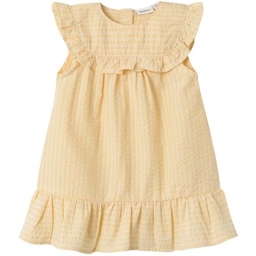 name it NBFFERILLE SS DRESS misted yellow