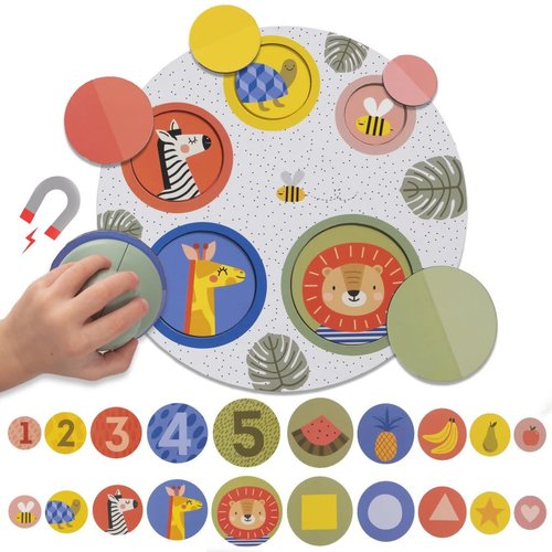 TAF TOYS Magnetische Peek-A-Boo Puzzel TAF TOYS Magnetische Peek-A-Boo Puzzel