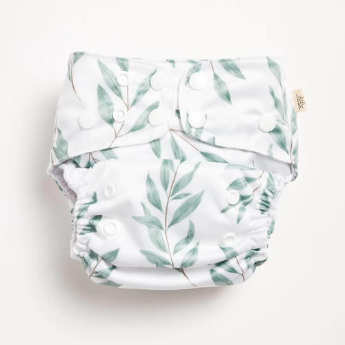EcoNaps Olive Leaf Modern Cloth Nappy EcoNaps Olive Leaf Modern Cloth Nappy