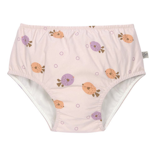 lassig swim diaper fish light pink