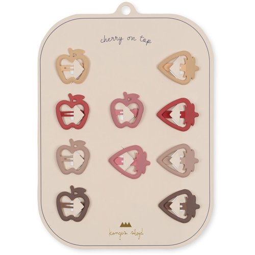 Konges slojd 10 PACK JUNIOR HAIR CLIPS MIX FRUIT Konges slojd 10 PACK JUNIOR HAIR CLIPS MIX FRUIT
