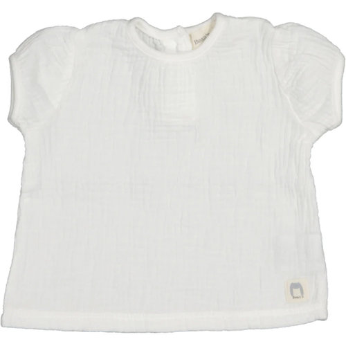 Beans Barcelona DOLPHIN muslin girl shirt off white Beans Barcelona DOLPHIN muslin girl shirt off white