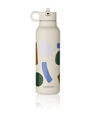 liewood Falk water bottle 350 ml paint stroke sandy