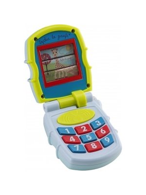 sophie la girafe Musical phone groen/rood/blauw