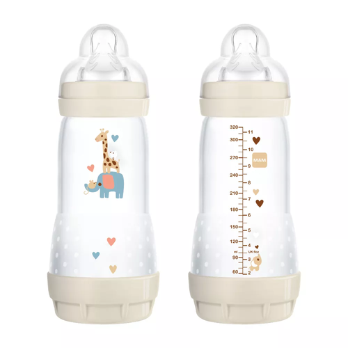 mam wit - easy start anti-colic 320 ml giraffe mam wit - easy start anti-colic 320 ml giraffe
