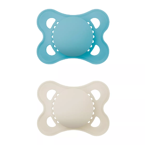 mam Original Pure 0-6 - teal&cotton mam Original Pure 0-6 - teal&cotton