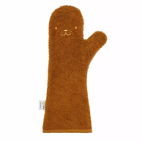 Baby shower glove bear caramel