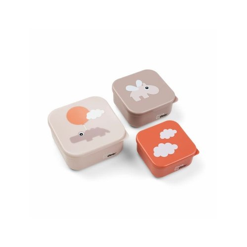 DONE BY DEER Snack box set 3 pcs Happy clouds powder DONE BY DEER Snack box set 3 pcs Happy clouds powder