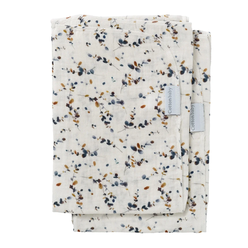 cottonbaby Cottonsoft multidoek S P2 Twig RUSTY BLUE cottonbaby Cottonsoft multidoek S P2 Twig RUSTY BLUE