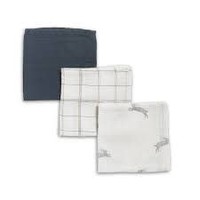 Belleville Set of 3 burp cloths