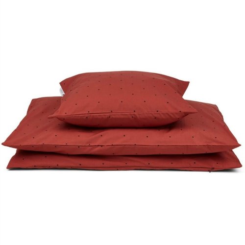liewood Ingeborg junior bedding print classic dot rusty liewood Ingeborg junior bedding print classic dot rusty