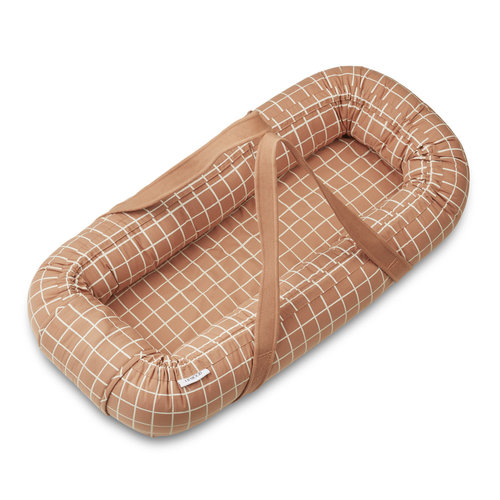 liewood Gro Babylift / Baby nest - Check/tuscany rose liewood Gro Babylift / Baby nest - Check/tuscany rose