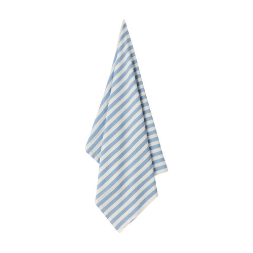 liewood Macy beach towel - Y/D Stripe: Sky blue/creme de la creme