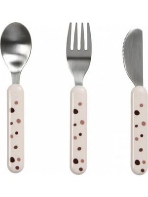 done by deer Cutlery set Dreamy dots powder