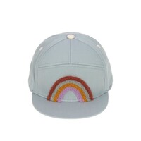 skater cap rainbow light blue