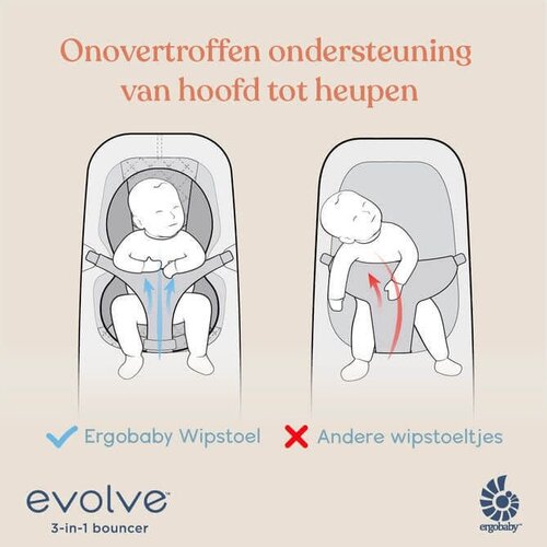 ergobaby 3 in 1 evolve bouncer cream