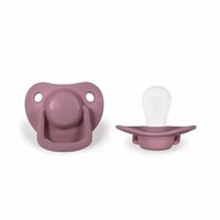 0-6m dusty rose pacifiers 2 pack