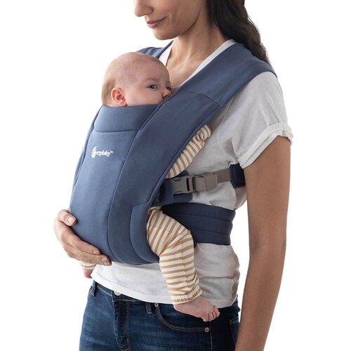 ergobaby babydraagzak embrace soft knit - navy ergobaby babydraagzak embrace soft knit - navy