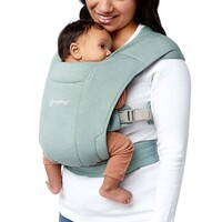 babydraagzak embrace soft knit -  jade