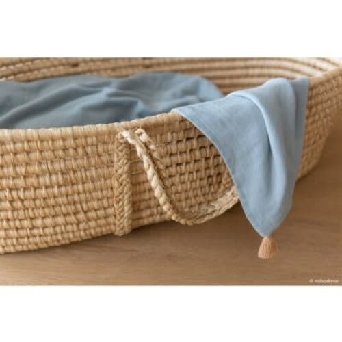 nobodinoz Treasure summer blanket • riviera blue