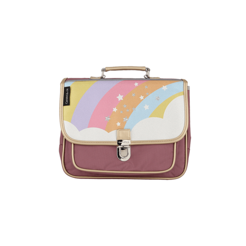 caramel & cie Small Schoolbag Starry Rainbow